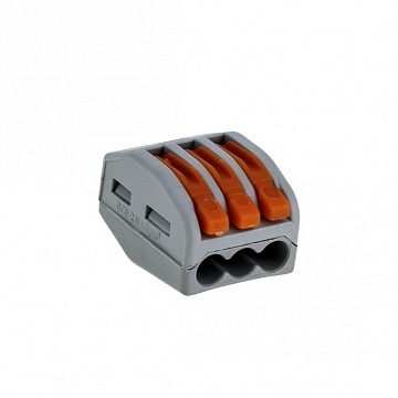 Клемма СМК 222-413, 3 отверстия, 0.08-2.5мм2 (уп.100шт.) plc-smk-413 EKF