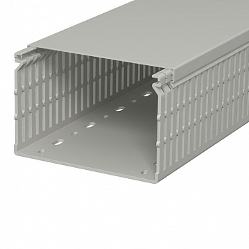 Распределительный кабельный канал LK4 N 80x120x2000 мм (ПВХ,серый) Тип: LK4 N 80120 (упак. 8 м) 6178236 OBO Bettermann