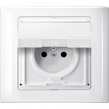 Рамка 1 пост MERTEN AQUADESIGN IP44, полярно-белый MTN400119 Schneider Electric