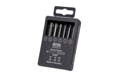 AS Набор бит с длинным стержнем TX10, TX15, TX20, TX25, TX30, TX35, TX40 6шт 4053410 Rittal