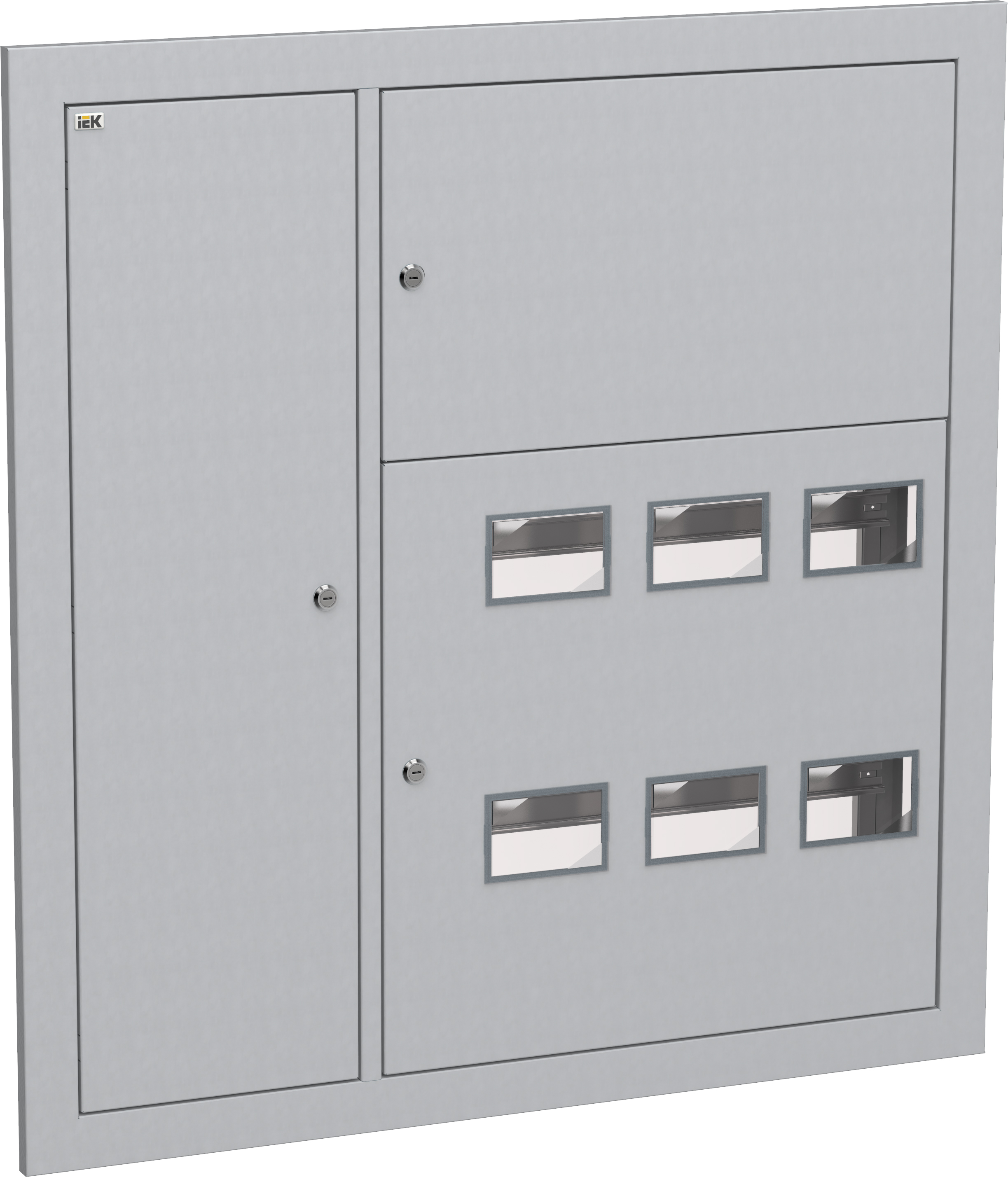 Корпус металлический ЩЭ-6-Э 36 IP31 (слаботочный отсек слева) LIGHT IND-MKM43-06-31-E-L IEK