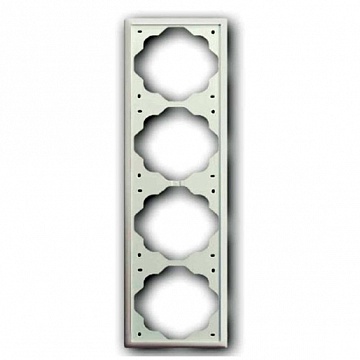 Рамка 4 поста IMPULS, белый бархат 1754-0-4435 ABB