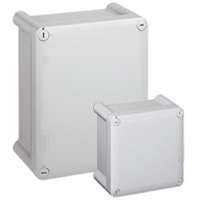 Коробка промышленная пластиковая - IP66 - IK08 - T 029 - 130x75x74 мм - непрозрачная крышка 035007 Legrand