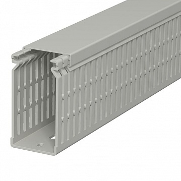 Распределительный кабельный канал LK4 N 80x40x2000 мм (ПВХ,серый) Тип: LK4 N 80040 (упак. 24 м) 6178227 OBO Bettermann