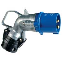 Угловая вилка Hypra - IP 44 - 2К+З - 32 А - металл 052772 Legrand
