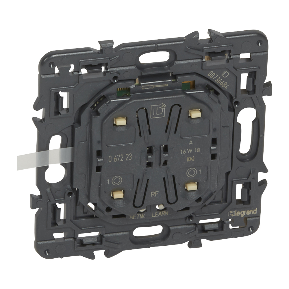 MyHome Play Zigbee. Настенное плоское радиоуправляющее устройство 1-канальное 067223 Legrand
