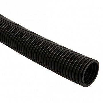 Труба гофрированная ПНД d 25 с зондом (10 м) черный CTG20-25-K02-010-1 IEK