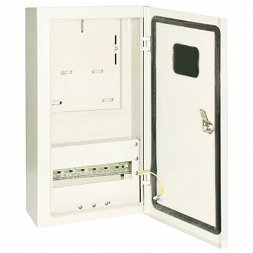 Распределительный шкаф ЩУ, 12 мод., IP66, навесной, металл, серая дверь SQ0905-0098 TDM