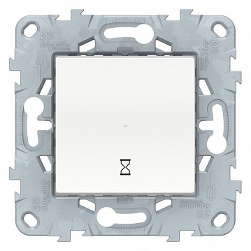 Таймер нажимной UNICA NEW, механический, белый NU553518 Schneider Electric