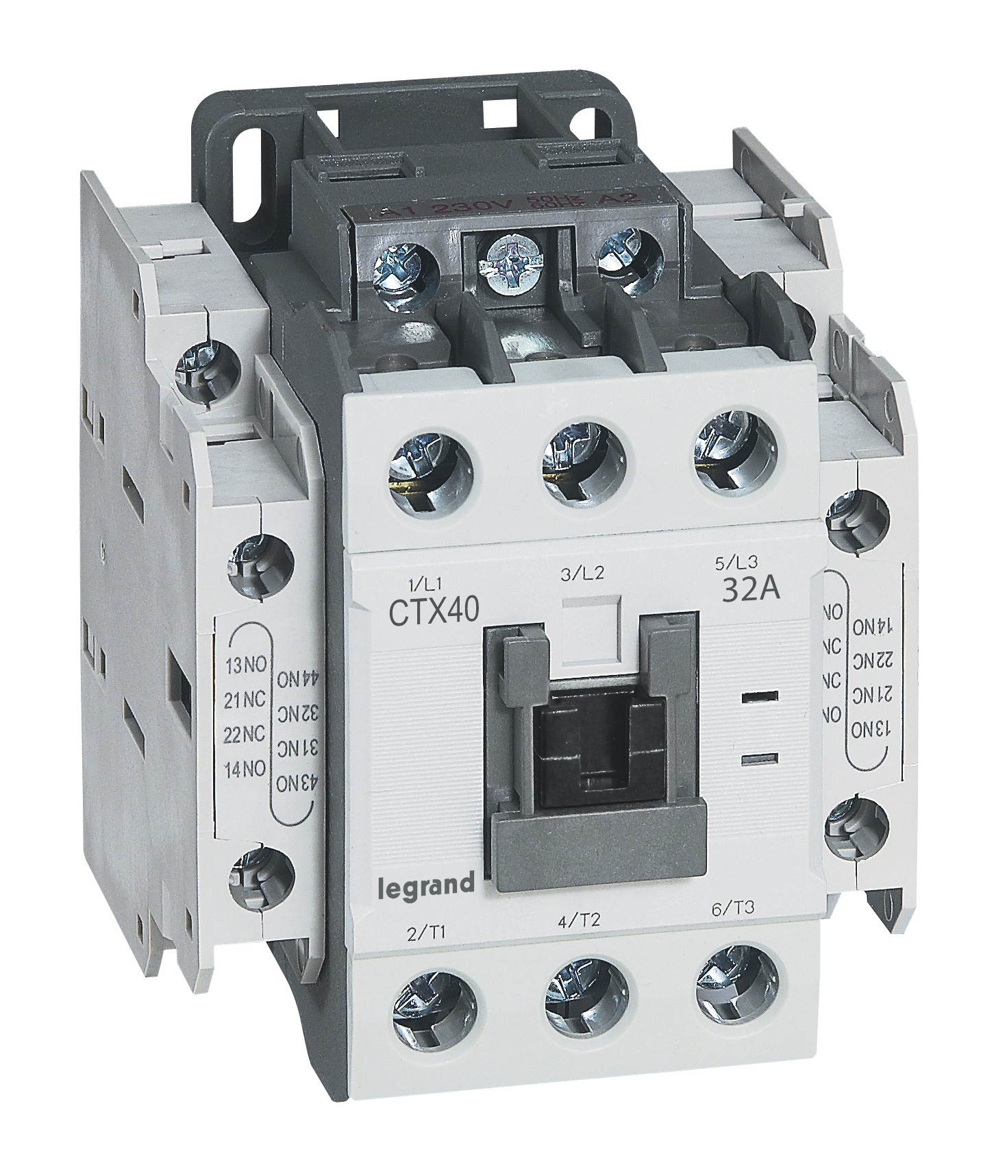 Контактор CTX³ 40 3P 32A (AC-3) 2но2нз ~110В 416124 Legrand