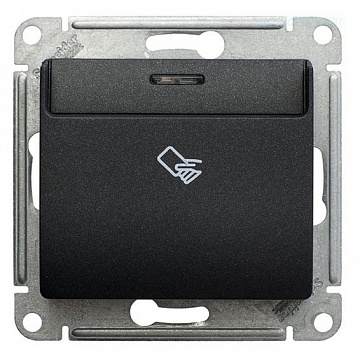 Карточный выключатель GLOSSA, антрацит GSL000769 Schneider Electric