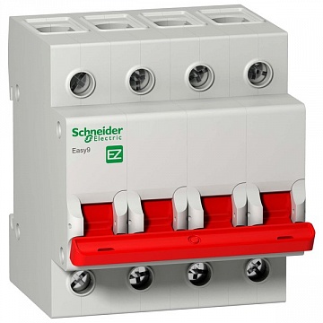 Выключатель нагрузки EASY9 (мод. рубильник) 4П 63А 400В =S= EZ9S16463 Schneider Electric