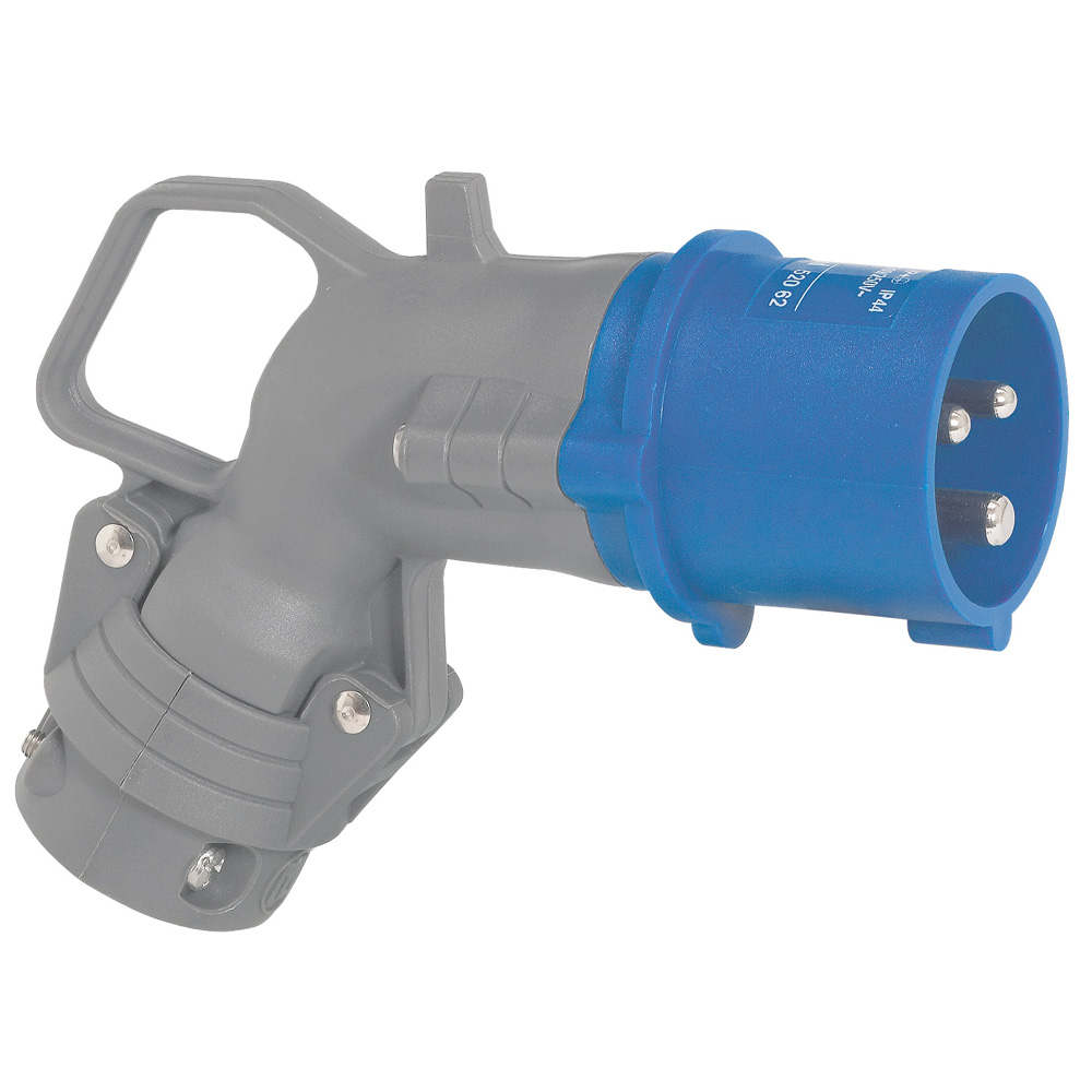 Угловая вилка Hypra - IP 44 - 2К+З - 16 А - пластик 052062 Legrand