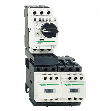 Реверсивный пускатель TeSys GV2DP 23А, 9кВт 400/220В GV2DP221M7 Schneider Electric