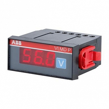 Вольтметр щитовой ABB ELC 600В AC/DC, цифровой, кл.т. 0,5 2CSM110000R1011 ABB