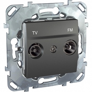 Розетка TV-FM, одиночная, графит MGU5.451.12ZD Schneider Electric