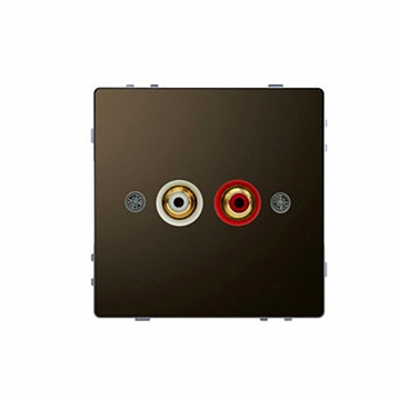 Аудио-розетка MERTEN D-LIFE, мокко |арт. MTN4350-6052 Schneider Electric