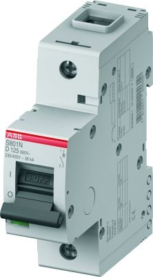 Выключатель автоматический однополюсный S801N 40А D 36кА (S801N D40) 2CCS891001R0401 ABB