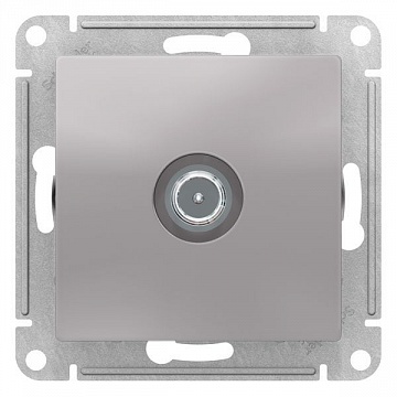 Розетка TV ATLASDESIGN, оконечная, алюминий ATN000391 Schneider Electric