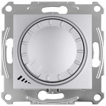Светорегулятор поворотно-нажимной SEDNA, 400 Вт, алюминий SDN2201260 Schneider Electric