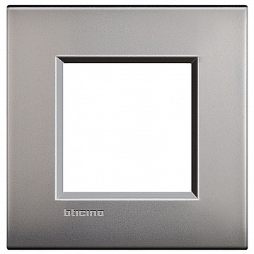 Рамка 1 пост LIVING LIGHT, матовый никель LNE4802NK Bticino