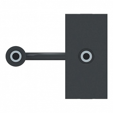 Розетка mini-jack UNICA MODULAR, антрацит NU343354 Schneider Electric