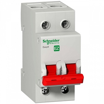 Выключатель нагрузки EASY9 (мод. рубильник) 2П 100А 400В =S= EZ9S16291 Schneider Electric