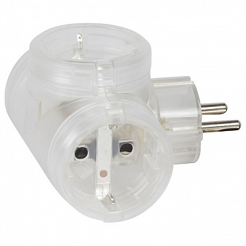 Розетка трехместная HELIUM -местный, с заземлением, белый, 050663 L050663 Legrand