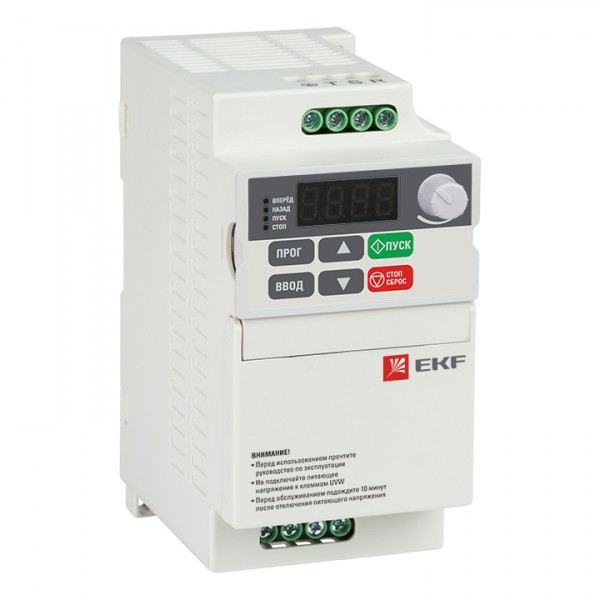 Преобразователь частоты 0,4кВт 1х230В VECTOR-75 compact EKF Basic VT75c-0R4-1B EKF