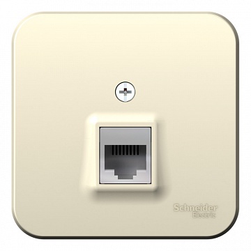 Розетка компьютерная 1xRJ45 Cat.5 BLANCA, молочгый BLNIA045002 Schneider Electric