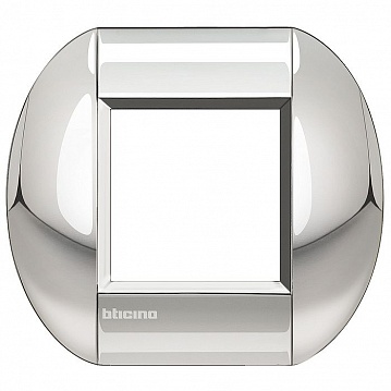 Рамка 1 пост LIVING LIGHT, горизонтальная, хром LNB4802CR Bticino