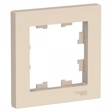 Рамка 1 пост ATLASDESIGN, бежевый ATN000201 Schneider Electric