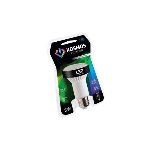 Лампа светодиодная KOSMOS premium 8Вт REFLECTOR 63мм E27 230В 4500К Космос