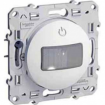 Датчик движения ODACE, до 350 Вт, глянцевый S52R524 Schneider Electric