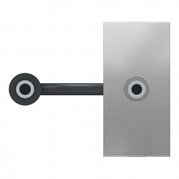 Розетка mini-jack UNICA MODULAR, алюминий NU343330 Schneider Electric