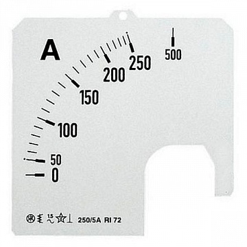 Шкала для амперметра SCL-A5-80/96 ABB