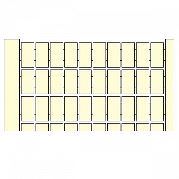 Маркировка RC410 51->60 (x10) верт. 1SNA229046R0600 ABB