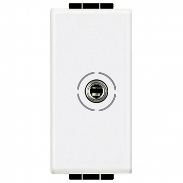 Розетка mini-jack LIVING LIGHT, белый N4280 Bticino