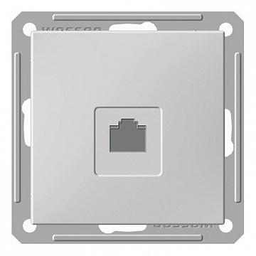 Розетка телефонная 1xRJ11 W59, хром матовый RSI-152T-5-86 Schneider Electric