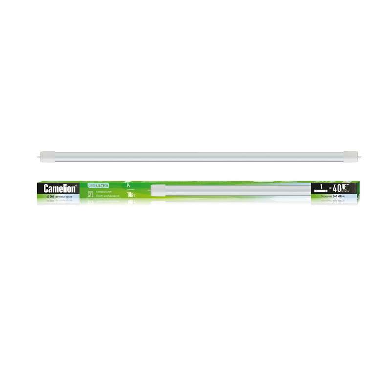 Лампа светодиодная LED9-T8-60/845/G13 9Вт линейная 4500К бел. G13 780лм 220-240В