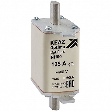 Вставка плавкая OptiFuse NH00-50-400AC-0-gG-УХЛ3 144614 КЭАЗ