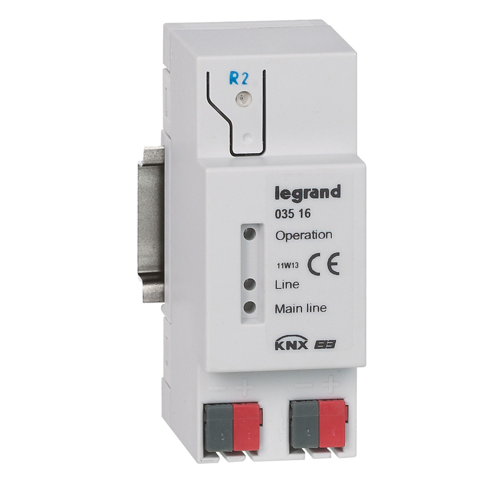 KNX. Линейный/зонный соединитель. DIN 1 модуль. 003516 Legrand