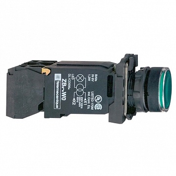 Кнопка Harmony 22 мм² 240В, IP66, Зеленый XB5AW3345 Schneider Electric