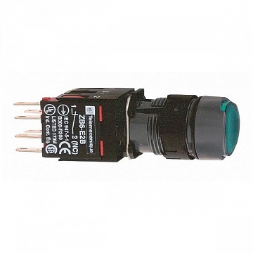 Кнопка Harmony 16 мм² 24В, IP65, Зеленый XB6AW3B1B Schneider Electric