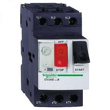 Силовой автомат для защиты электродвигателя TeSys GV2 1А 3P GV2ME056 Schneider Electric