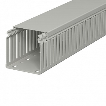 Распределительный кабельный канал LKV 75x75x2000 мм (ПВХ,серый) Тип: LKV 75075 (упак. 16 м) 6178326 OBO Bettermann