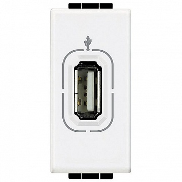 Розетка 1xUSB LIVING LIGHT, белый N4285 Bticino
