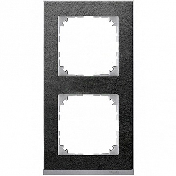 Рамка 2 поста MERTEN M-PURE DECOR, сланец MTN4020-3669 Schneider Electric