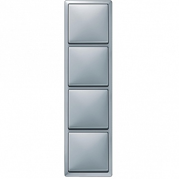 Рамка 4 поста MERTEN ARTEC, алюминий MTN481460 Schneider Electric