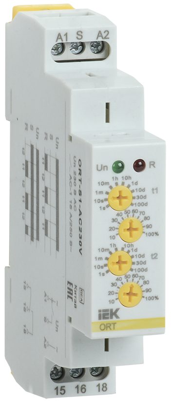 Реле циклическое ORT 1 контакт 230В AС ORT-S1-AC230V IEK